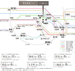 パークコート　ザ・三番町ハウス アクセス図