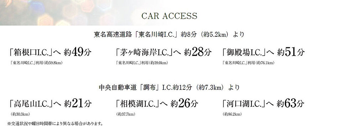 パークタワー向ヶ丘遊園 アクセス図