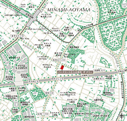 パークコート青山高樹町　ザ　タワー 現地案内図