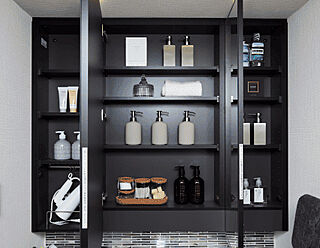 パークホームズ段原 三面鏡裏収納