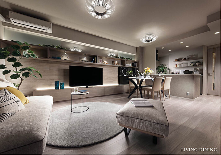 パークホームズＬａＬａ名古屋みなとアクルス　シーズンズ リビング・ダイニング