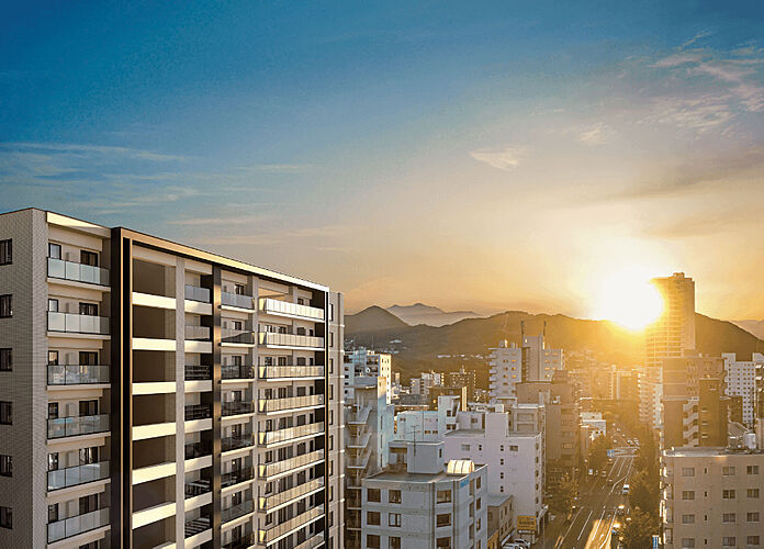 パークホームズ円山表参道フロント 外観完成予想CG