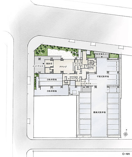 パークホームズ円山表参道フロント 共用部