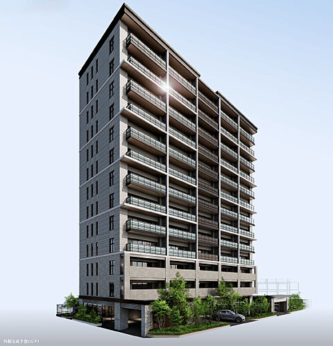 パークホームズ白島 外観完成予想CG（※1）