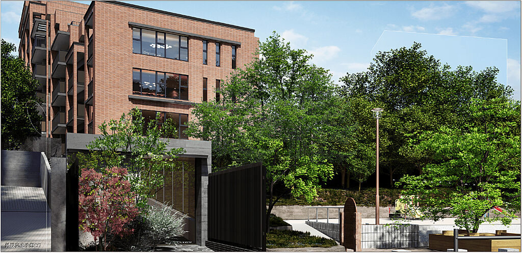 パークホームズ福岡浄水通 外観完成予想CG