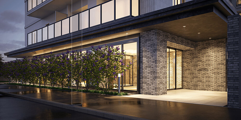 パークホームズ東札幌 エントランス完成予想CG