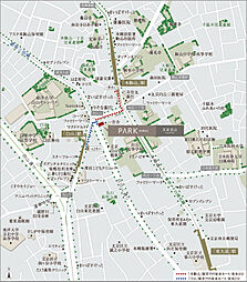 パークホームズ文京白山ヒルテラス 現地案内図