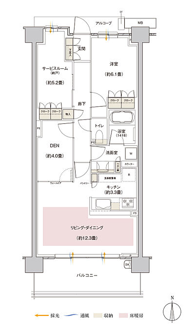 タイプ：69Ac【MENU PLAN1】