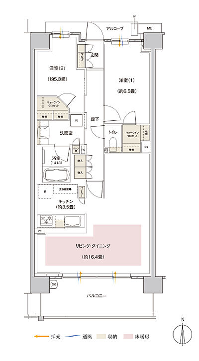 タイプ:74Ac【MENU PLAN1】