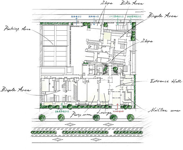 ザ・パークハウス 川越フロント 共用部