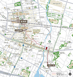 ザ・パークハウス 船橋レジデンス 現地案内図