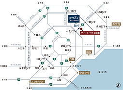 ザ・パークハウス 北綾瀬 アクセス図