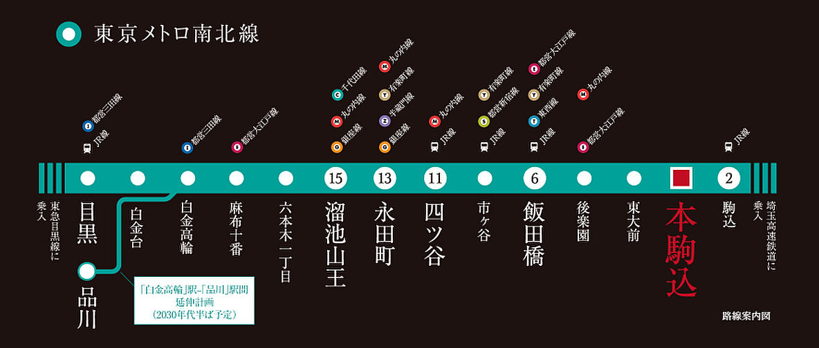 ザ・パークハウス 文京白山レジデンス アクセス図