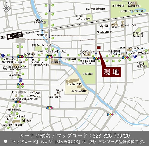 ※付近案内図