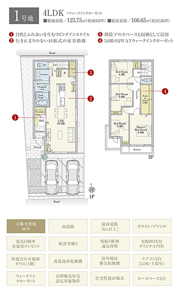 ［プラン図］※図面に基づいて描いているのでプラン及び外構・植栽については、実際とは多少異なる場合があります。また、車・家具・家電・備品等は販売価格に含まれません。