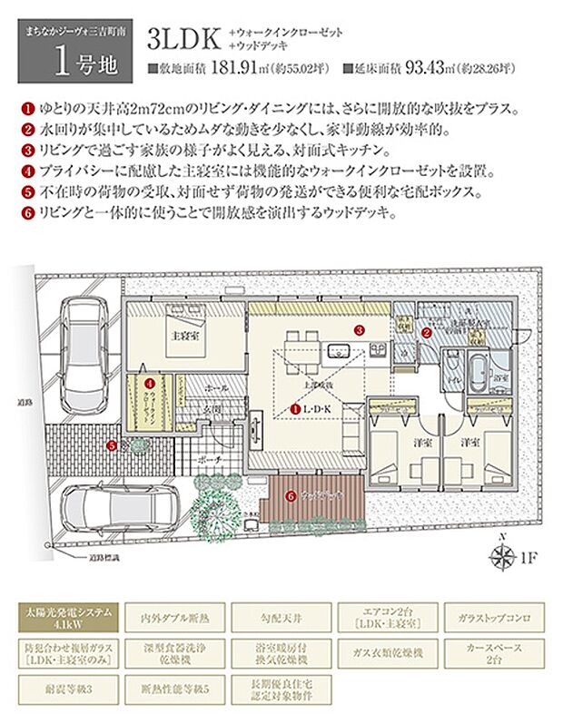 ［プラン図］※図面に基づいて描いているのでプラン及び外構・植栽については、実際とは多少異なる場合があります。また、車・家具・家電・備品等は販売価格に含まれません。