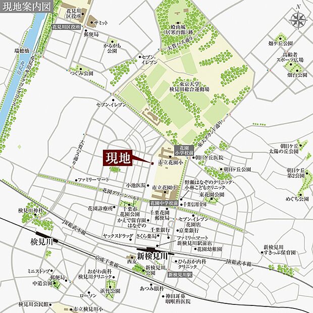 ※付近案内図
