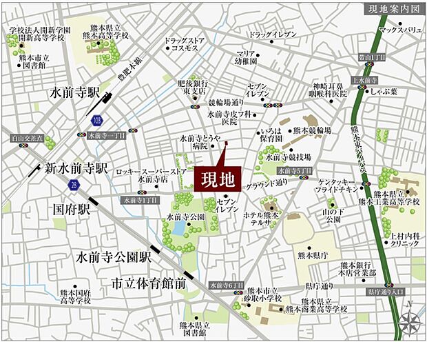 ※付近案内図