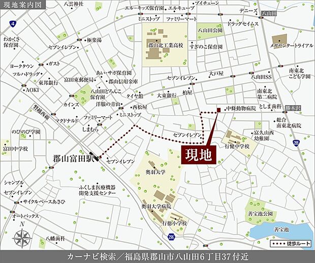 ※付近案内図