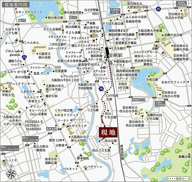 ※付近案内図