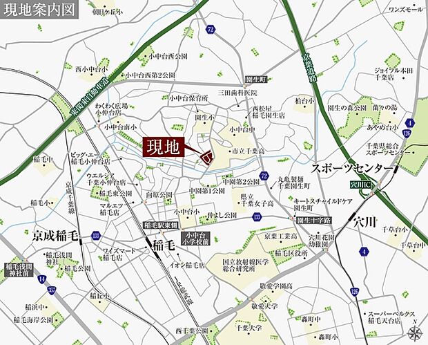 ※付近案内図
