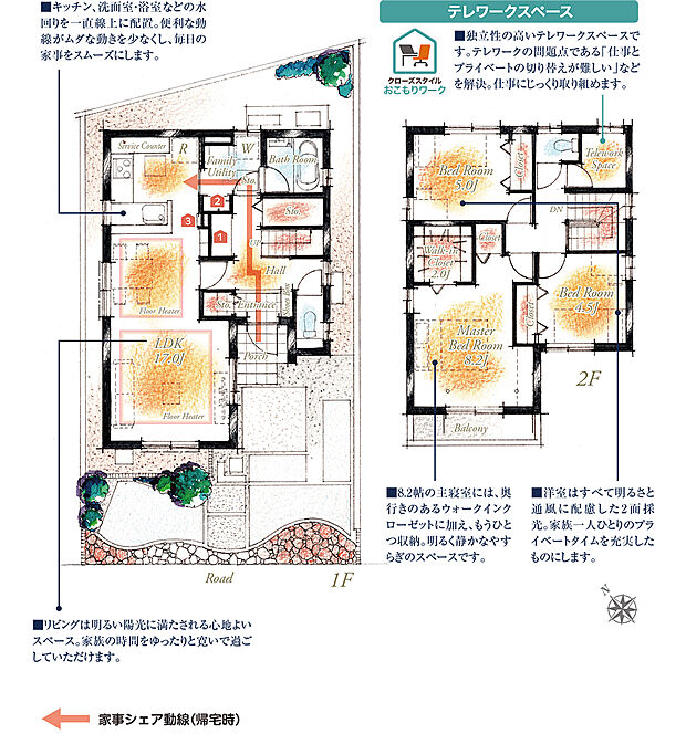 【3LDK】間取・外構植栽図は設計図書を基に描き起こしたもので実際とは多少異なる場合があります。 家具・家電・備品等は価格に含まれません。