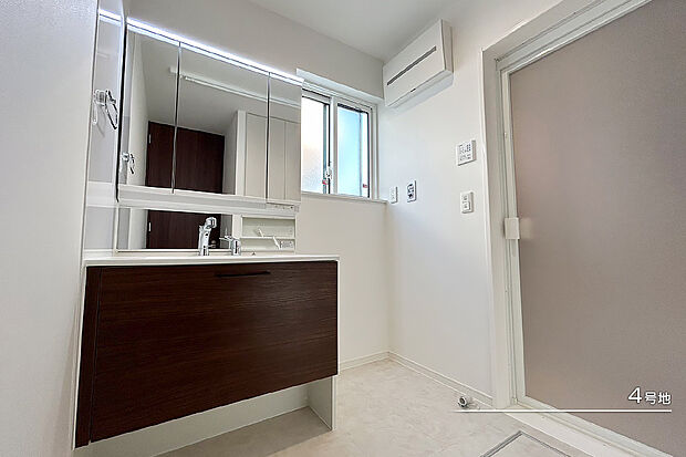 【4号地 洗面室】4号地