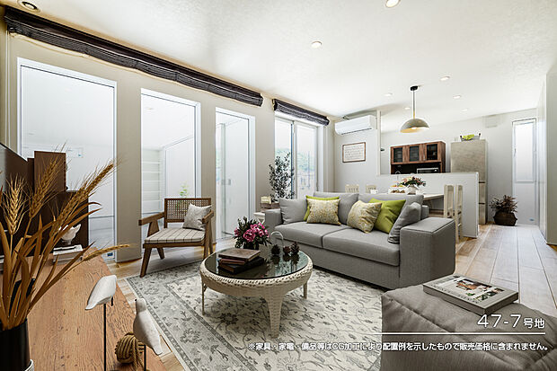 【47-7号地 リビング】47-7号地