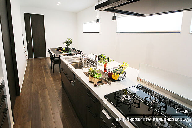 【2号地 キッチン】2号地
