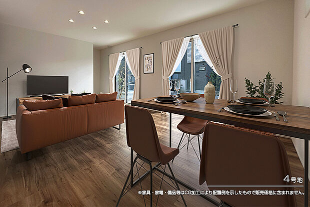 【4号地 リビング】4号地
