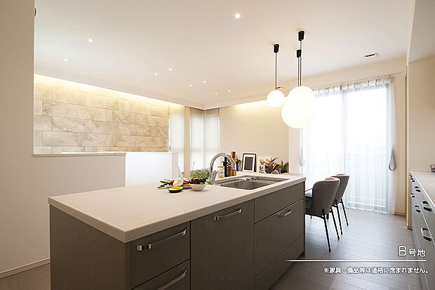【B号地 キッチン】B号地
