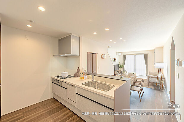 【2号地 キッチン】2号地