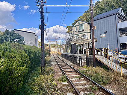 熊本電気鉄道「韓々坂」駅 約310m
