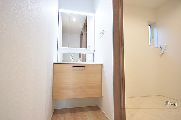【2号地 洗面室】2号地