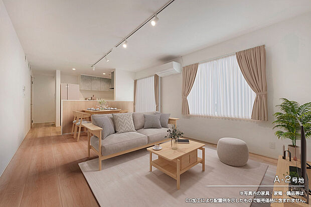 【A-2号地 リビング】A-2号地