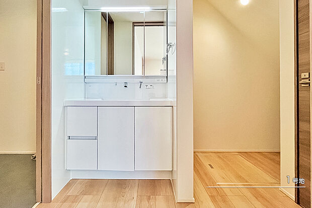 【1号地 洗面室】1号地