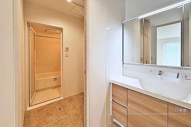 【2号地 洗面室】2号地