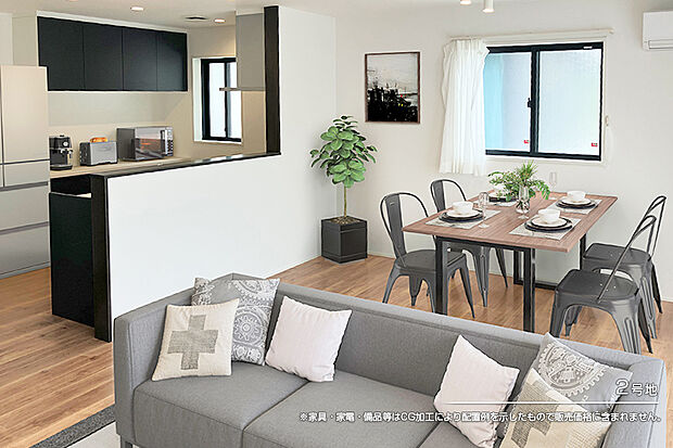 【2号地 リビング】2号地