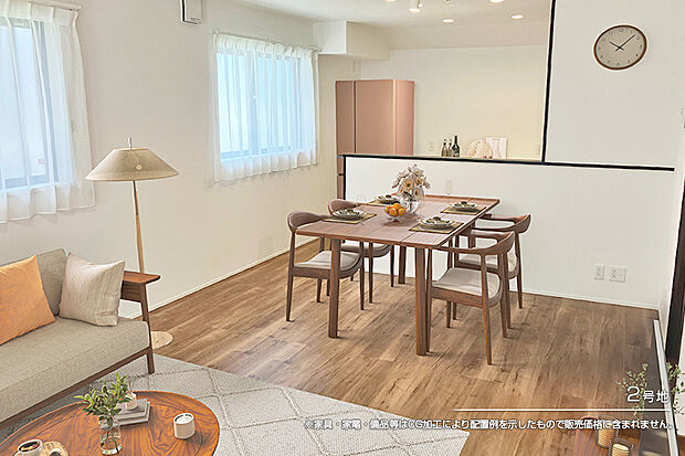 【2号地 リビング】2号地