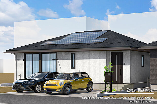 【2号地 外観】完成予想図