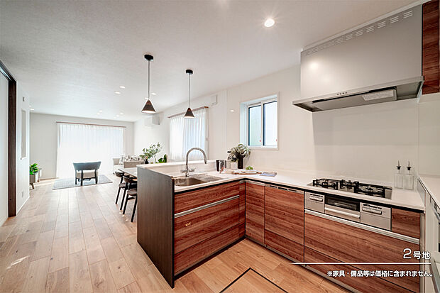 【2号地 キッチン】2号地
