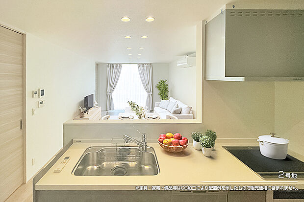 【2号地 キッチン】2号地