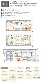 間取・外構植栽図は設計図書を基に描き起こしたもので実際とは多少異なる場合があります。 家具・家電・備品・車・自転車等は価格に含まれません。 