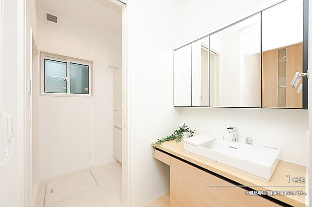 【1号地 洗面室】1号地