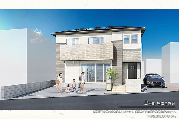 【2号地 庭・外構】完成予想図