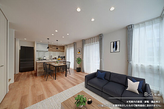 【B-3号地 リビング】B-3号地