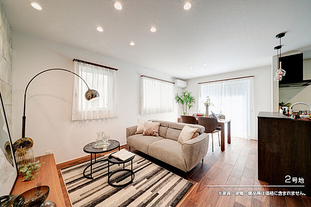 【2号地 リビング】2号地