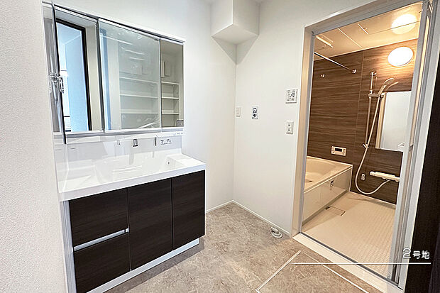 【2号地 洗面室】2号地