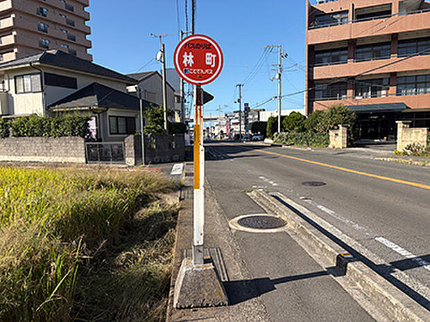 ことでんバス「林町」バス停
