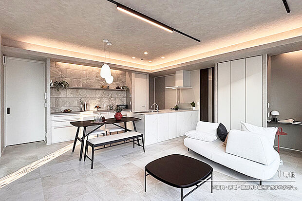 【1号地 リビング】1号地